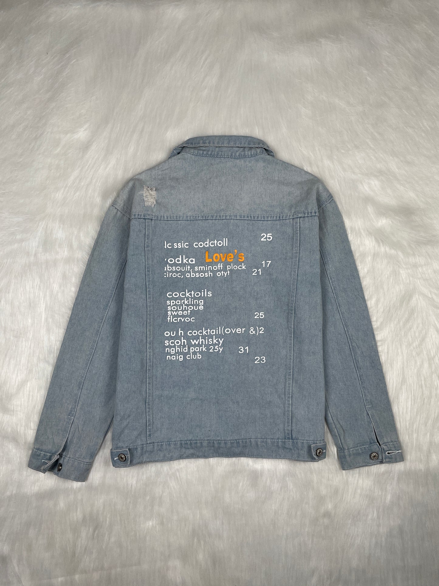 Thrifted Denim Jacket - Size XL