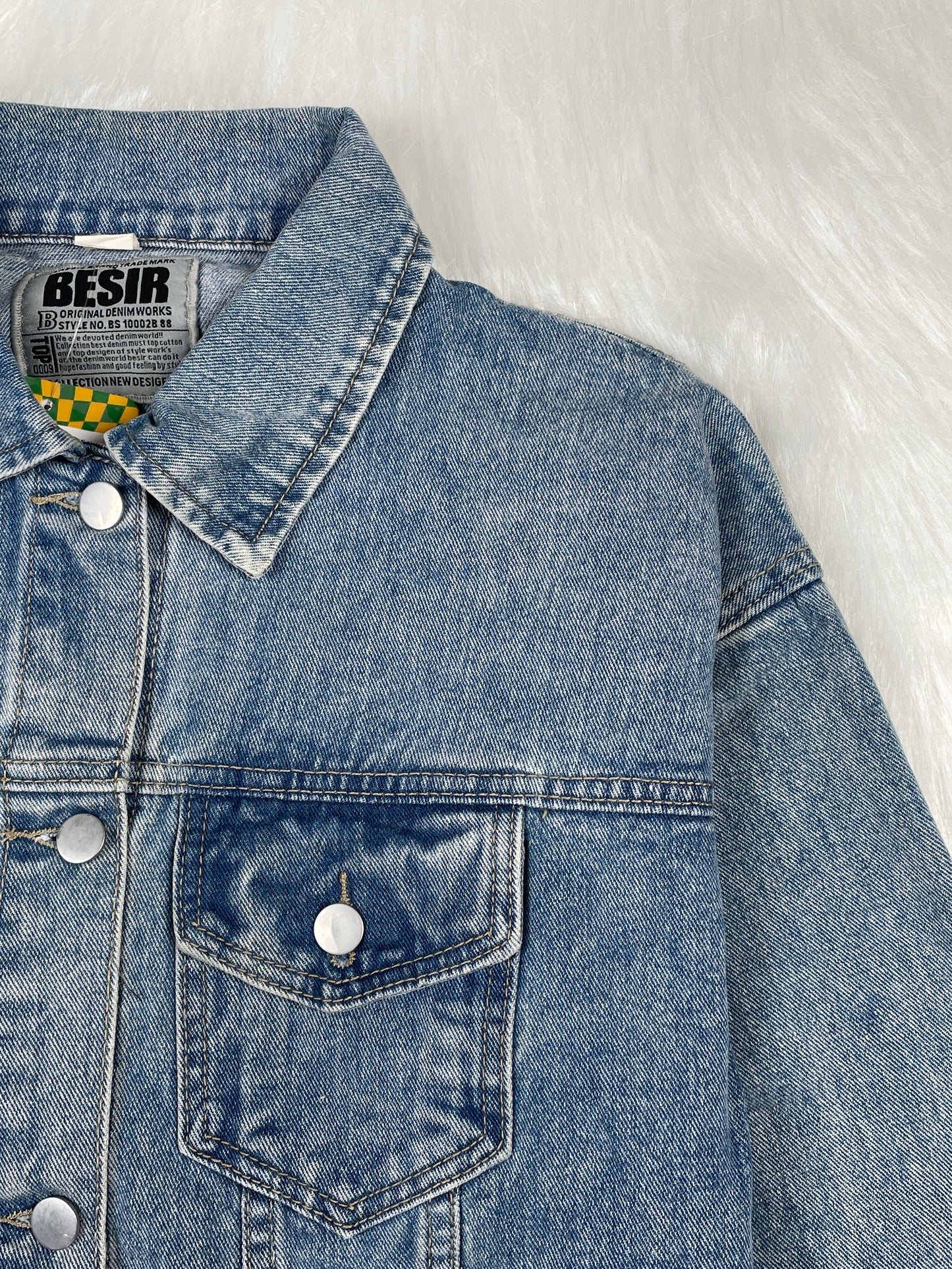 Thrifted Denim Jacket - Size L