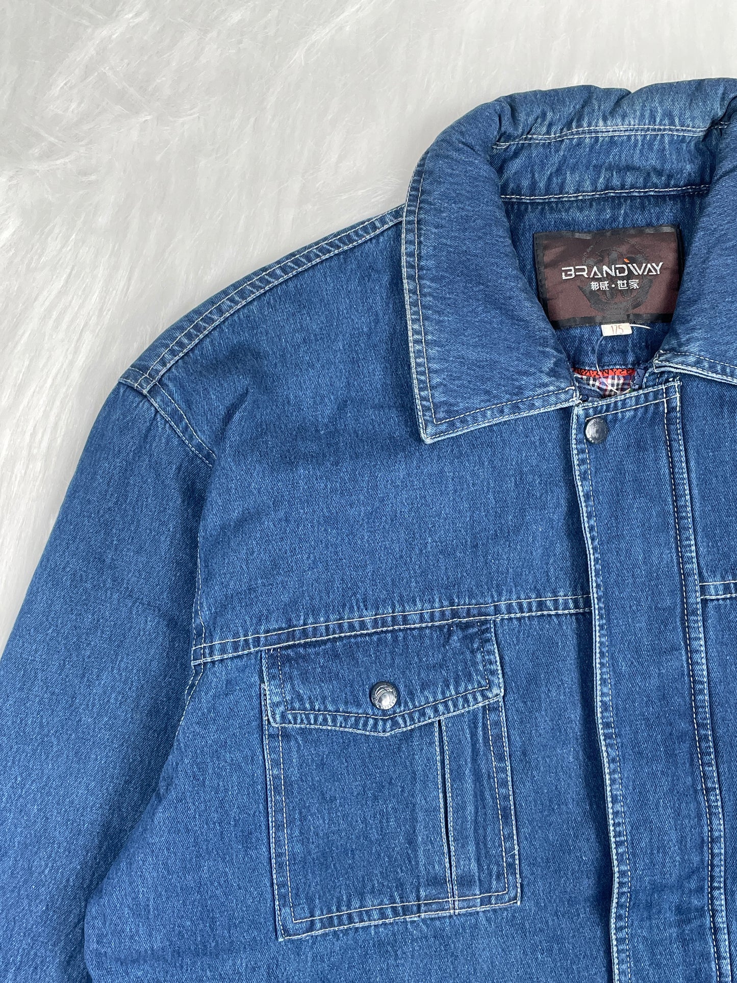 Thrifted Denim Jacket - Size XXL