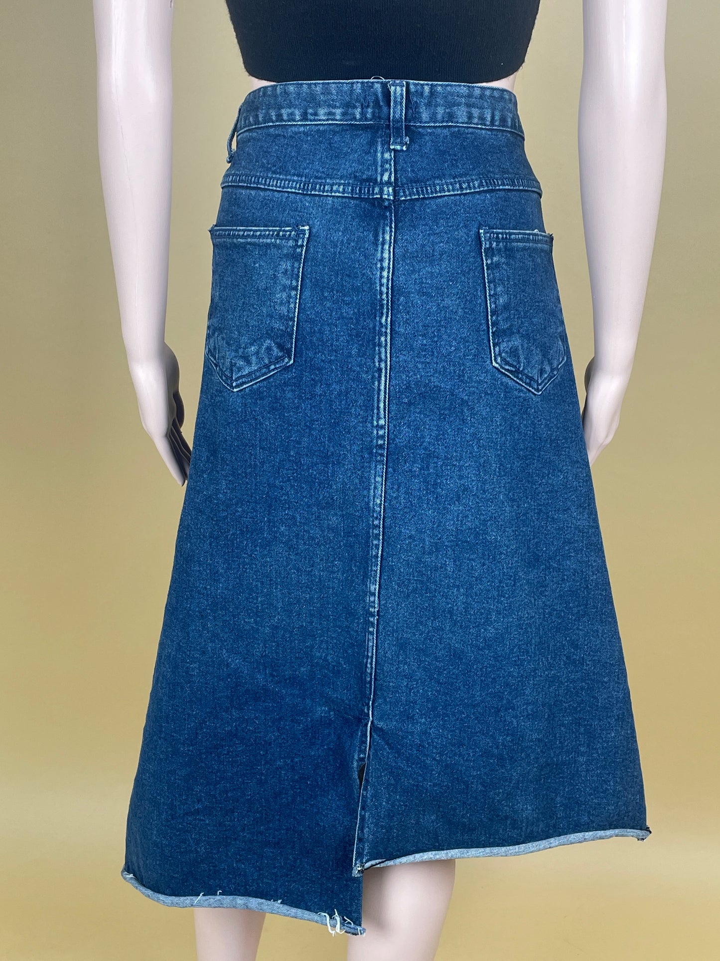 Long Denim Skirt 5002