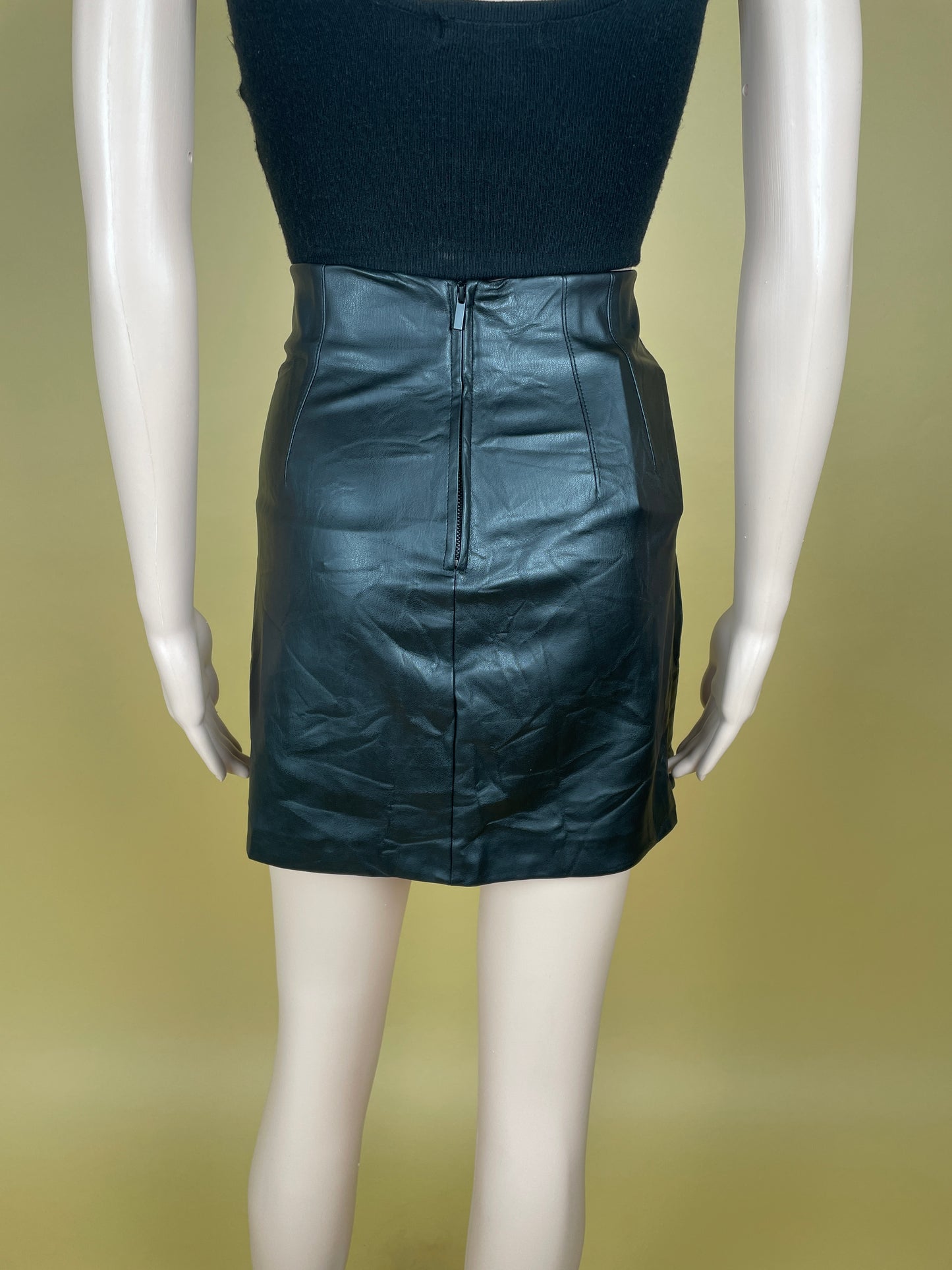 Leather Skirt 5013