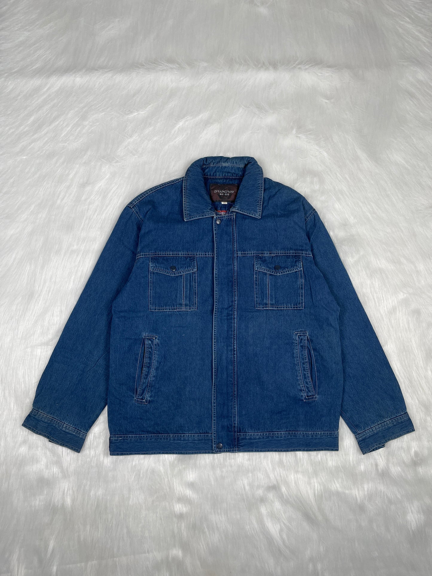 Thrifted Denim Jacket - Size XXL