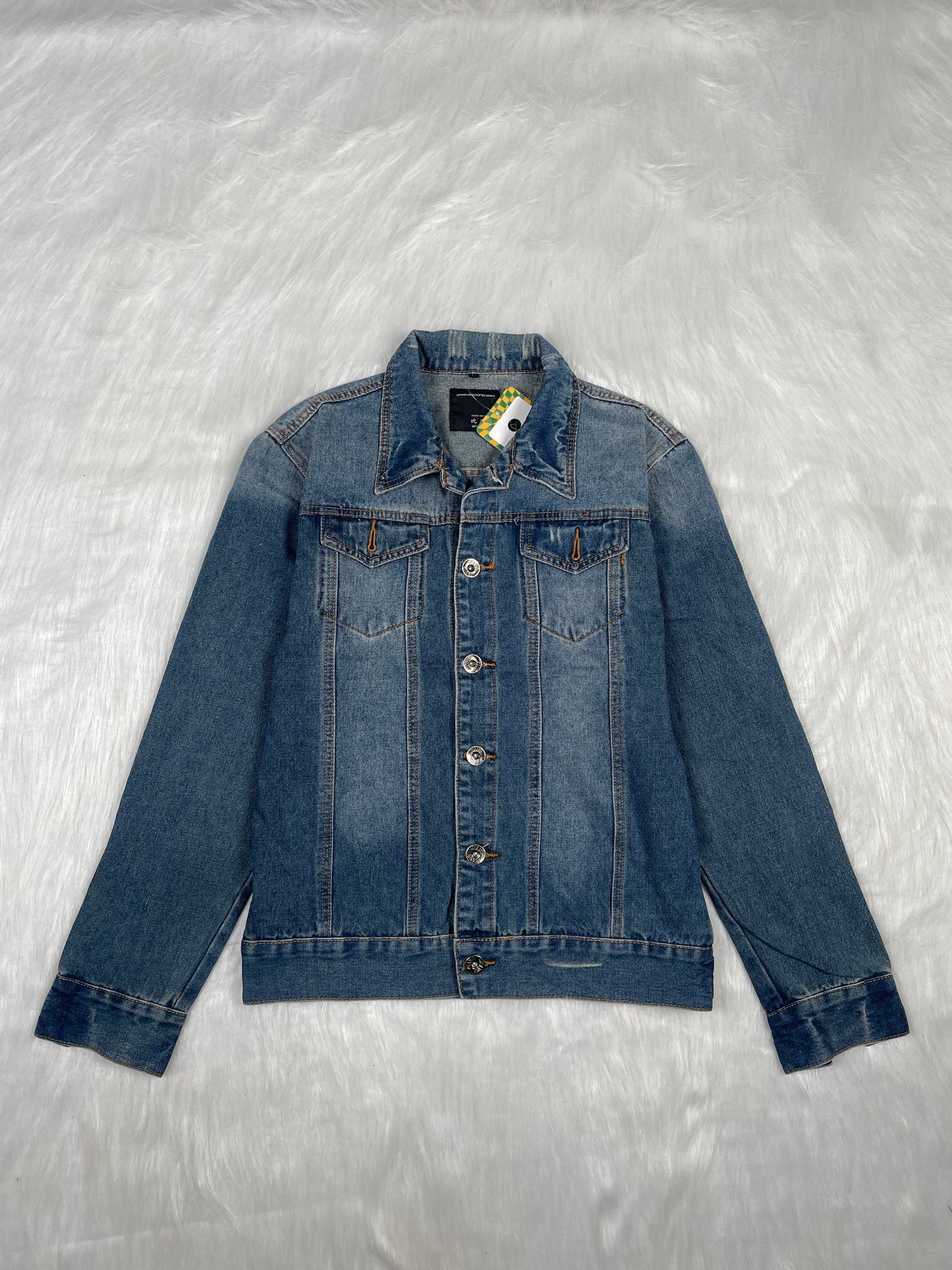 Thrifted Denim Jacket - Size L