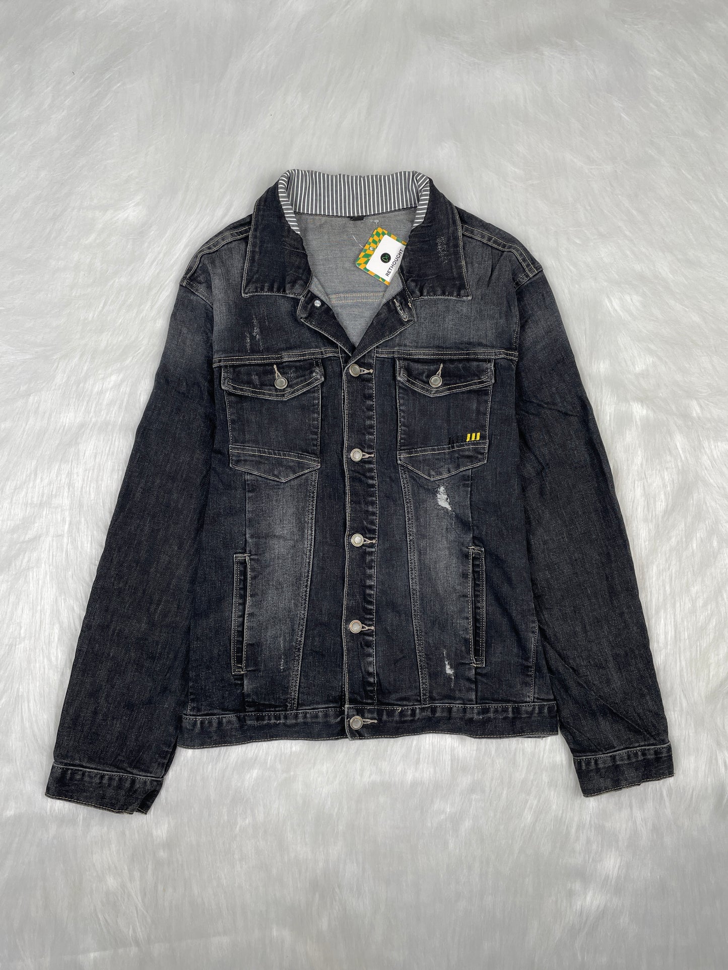 Thrifted Denim Jacket - Size XL